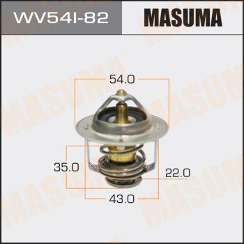 MASUMA WV54I82 - Термостат охлаждающей жидкости / корпус autospares.lv