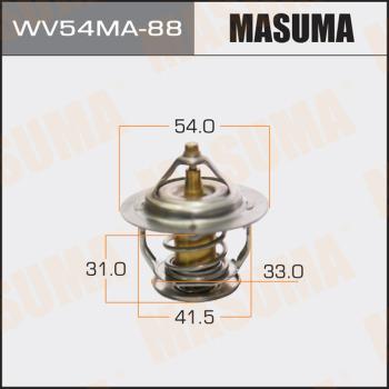 MASUMA WV54MA-88 - Термостат охлаждающей жидкости / корпус autospares.lv