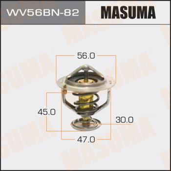 MASUMA WV56BN82 - Термостат охлаждающей жидкости / корпус autospares.lv