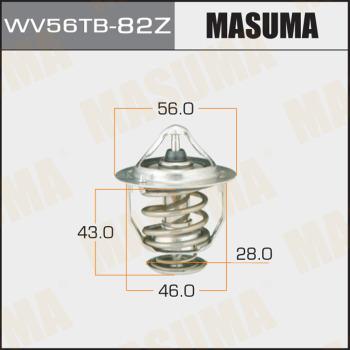 MASUMA WV56TB82Z - Термостат охлаждающей жидкости / корпус autospares.lv