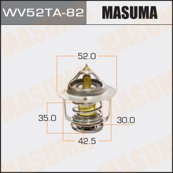 MASUMA WV52TA82 - Термостат охлаждающей жидкости / корпус autospares.lv