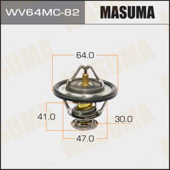 MASUMA WV64MC82 - Термостат охлаждающей жидкости / корпус autospares.lv