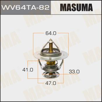 MASUMA WV64TA82 - Термостат охлаждающей жидкости / корпус autospares.lv