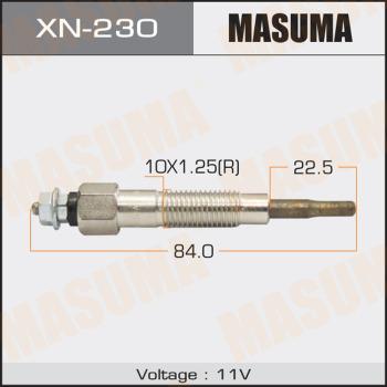 MASUMA XN-230 - Свеча накаливания autospares.lv