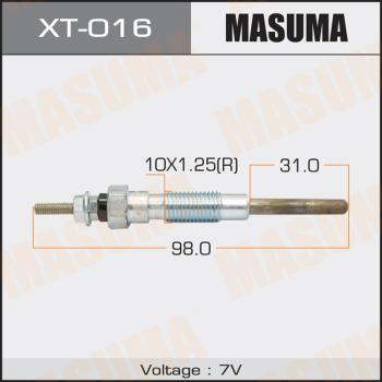 MASUMA XT-016 - Свеча накаливания autospares.lv