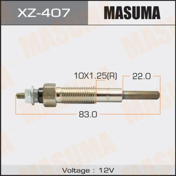 MASUMA XZ407 - Свеча накаливания autospares.lv