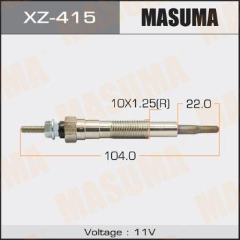 MASUMA XZ-415 - Свеча накаливания autospares.lv