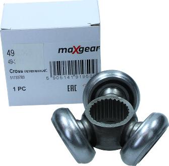 Maxgear 49-2039 - Трипоид, муфта с шипами, приводной вал autospares.lv