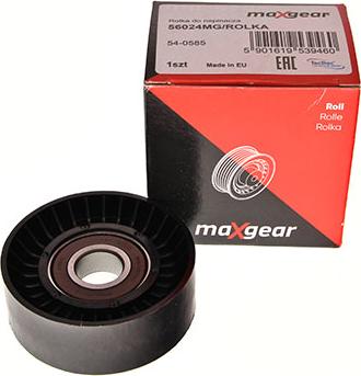 Maxgear 54-0585 - Ролик, поликлиновый ремень autospares.lv