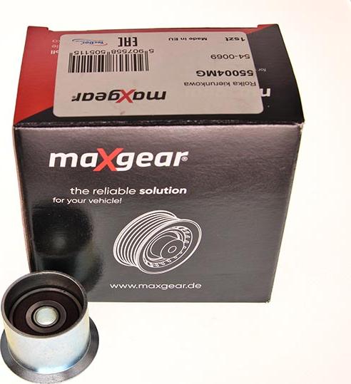 Maxgear 54-0069 - Направляющий ролик, зубчатый ремень ГРМ autospares.lv
