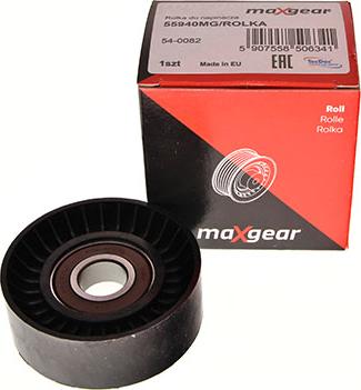 Maxgear 54-0082 - Ролик, поликлиновый ремень autospares.lv