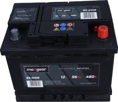 Maxgear 556400048 D722 - Стартерная аккумуляторная батарея, АКБ autospares.lv