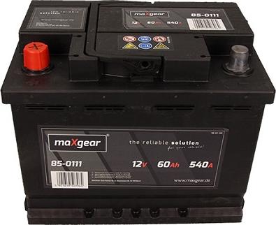 Maxgear 560127054 D722 - Стартерная аккумуляторная батарея, АКБ autospares.lv
