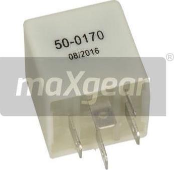 Maxgear 50-0170 - Реле, топливный насос autospares.lv