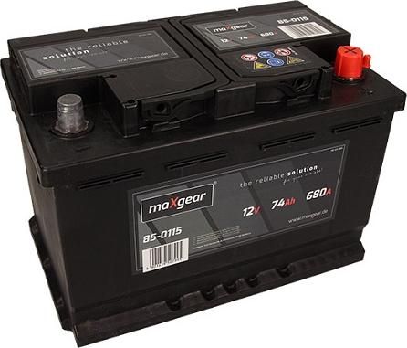 Maxgear 574104068 D722 - Стартерная аккумуляторная батарея, АКБ autospares.lv