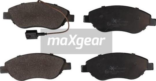 Maxgear 19-0904 - Тормозные колодки, дисковые, комплект autospares.lv
