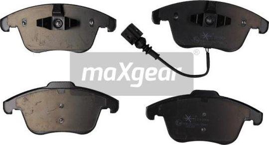 Maxgear 19-0906 - Тормозные колодки, дисковые, комплект autospares.lv