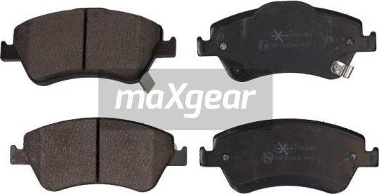 Maxgear 19-0901 - Тормозные колодки, дисковые, комплект autospares.lv