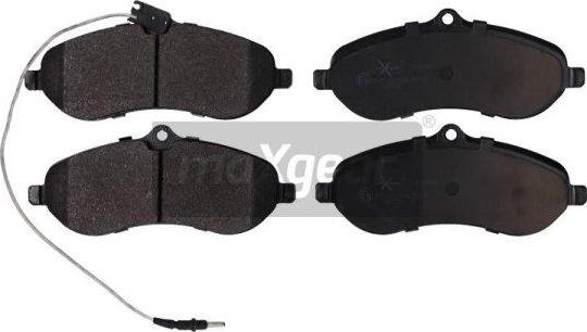 Maxgear 19-0908 - Тормозные колодки, дисковые, комплект autospares.lv