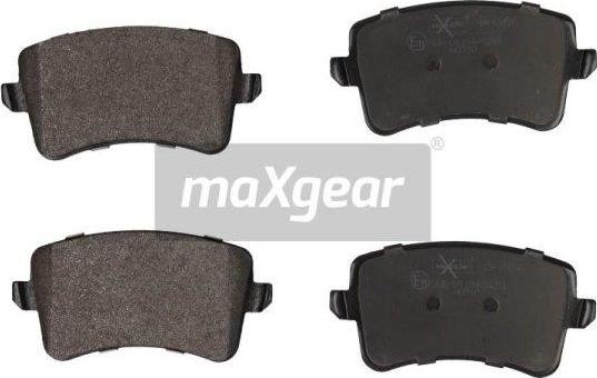 Maxgear 19-0907 - Тормозные колодки, дисковые, комплект autospares.lv