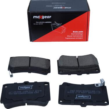 Maxgear 19-0440 - Тормозные колодки, дисковые, комплект autospares.lv