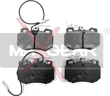 Maxgear 19-0454 - Тормозные колодки, дисковые, комплект autospares.lv