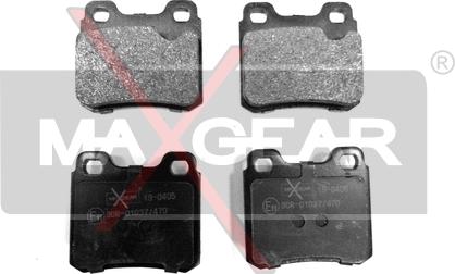 Maxgear 19-0405 - Тормозные колодки, дисковые, комплект autospares.lv