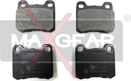 Maxgear 19-0403 - Тормозные колодки, дисковые, комплект autospares.lv