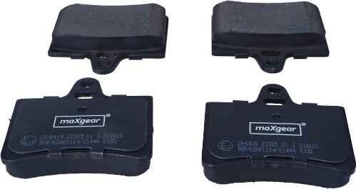 Maxgear 19-0418 - Тормозные колодки, дисковые, комплект autospares.lv