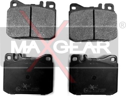 Maxgear 19-0435 - Тормозные колодки, дисковые, комплект autospares.lv