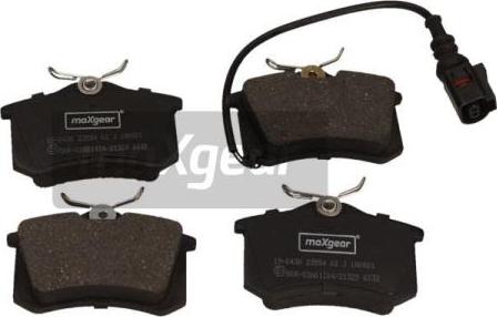 Maxgear 19-0430 - Тормозные колодки, дисковые, комплект autospares.lv