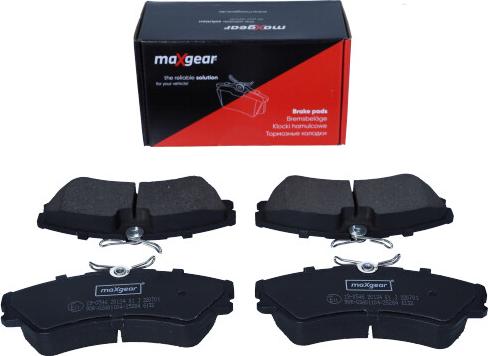 Maxgear 19-0546 - Тормозные колодки, дисковые, комплект autospares.lv