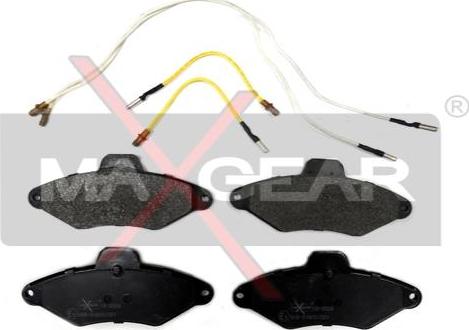 Maxgear 19-0559 - Тормозные колодки, дисковые, комплект autospares.lv