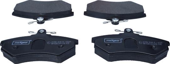 Maxgear 19-0504 - Тормозные колодки, дисковые, комплект autospares.lv