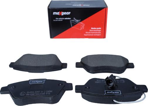 Maxgear 19-0514 - Тормозные колодки, дисковые, комплект autospares.lv