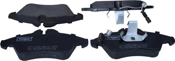 Maxgear 19-0658 - Тормозные колодки, дисковые, комплект autospares.lv