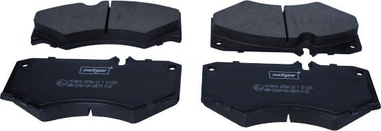 Maxgear 19-0618 - Тормозные колодки, дисковые, комплект autospares.lv