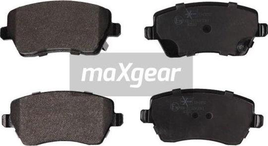 Maxgear 19-0892 - Тормозные колодки, дисковые, комплект autospares.lv