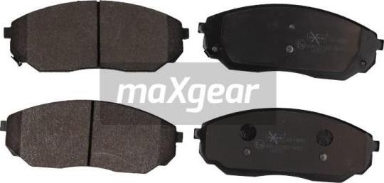 Maxgear 19-0888 - Тормозные колодки, дисковые, комплект autospares.lv