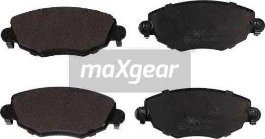 Maxgear 19-0876 - Тормозные колодки, дисковые, комплект autospares.lv