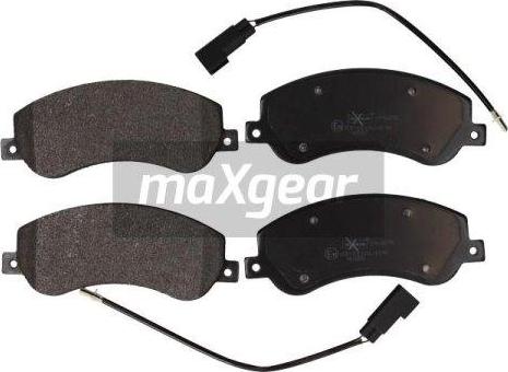 Maxgear 19-0878 - Тормозные колодки, дисковые, комплект autospares.lv