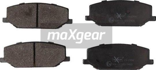 Maxgear 19-1994 - Тормозные колодки, дисковые, комплект autospares.lv