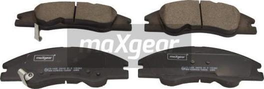 Maxgear 19-1435 - Тормозные колодки, дисковые, комплект autospares.lv