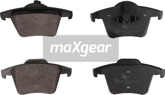 Maxgear 19-1426 - Тормозные колодки, дисковые, комплект autospares.lv