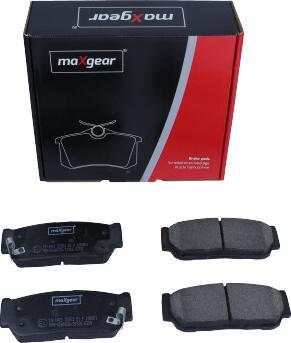 Maxgear 19-1421 - Тормозные колодки, дисковые, комплект autospares.lv