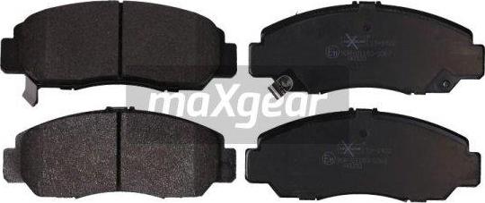 Maxgear 19-1422 - Тормозные колодки, дисковые, комплект autospares.lv