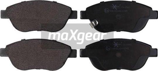 Maxgear 19-1540 - Тормозные колодки, дисковые, комплект autospares.lv