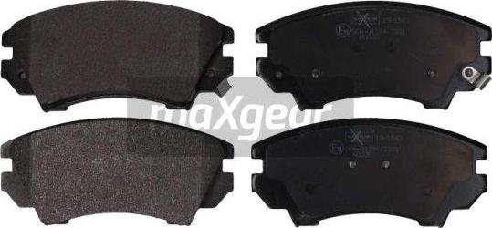 Maxgear 19-1543 - Тормозные колодки, дисковые, комплект autospares.lv