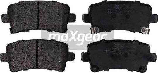 Maxgear 19-1542 - Тормозные колодки, дисковые, комплект autospares.lv