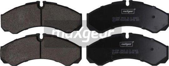 Maxgear 19-1099 - Тормозные колодки, дисковые, комплект autospares.lv